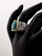 Zonder Minimumprijs - Ring Zilver Topaas - Larimar, Nieuw