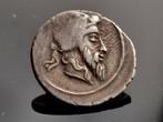 Romeinse Republiek. Q. Titius, 90 v.Chr.. Denarius Rome