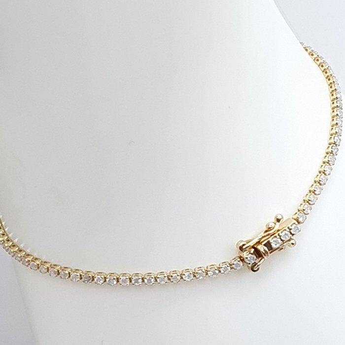 Zonder Minimumprijs - Tennis armband - 18 karaat Geel goud -, Handtassen en Accessoires, Antieke sieraden