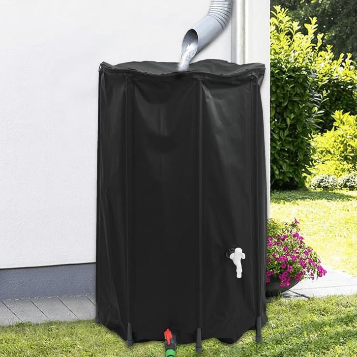 vidaXL Watertank met kraan opvouwbaar 500 L PVC, Tuin en Terras, Overige Tuin en Terras, Nieuw, Verzenden