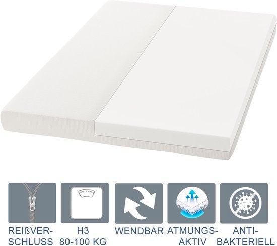 2dekans | Koudschuimmatras - 140 x 200 cm - Hoog, Huis en Inrichting, Slaapkamer | Matrassen en Bedbodems, Ophalen of Verzenden