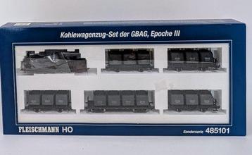 Fleischmann H0 - 485101 - Treinset (7) - Kolenwagen-treinset