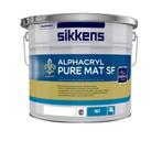 Sikkens Alphacryl Pure Mat SF | Matte Muurverf - 10L Wit 10L, Verzenden