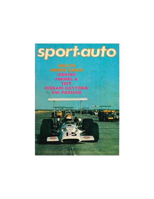 1970 SPORT AUTO MAGAZINE 12 DUITS, Livres, Autos | Brochures & Magazines