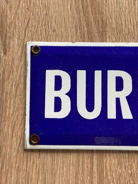 Bureau - Plaque - Emaille, Antiek en Kunst, Antiek | Wandborden en Tegels