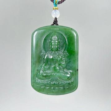 Guanyin Pendant - Gecertificeerde nefriet jade - China