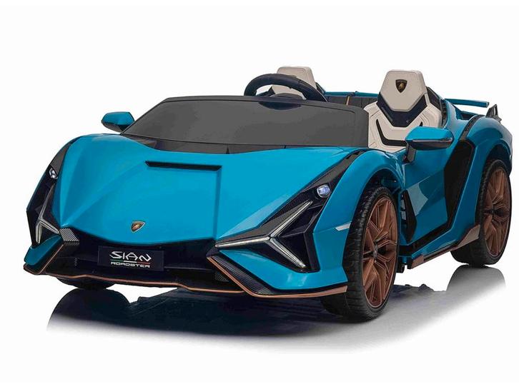 Lamborghini Sian, 2-persoons 24 volt elektrische kinderauto, Kinderen en Baby's, Speelgoed | Buiten | Accuvoertuigen, Ophalen of Verzenden