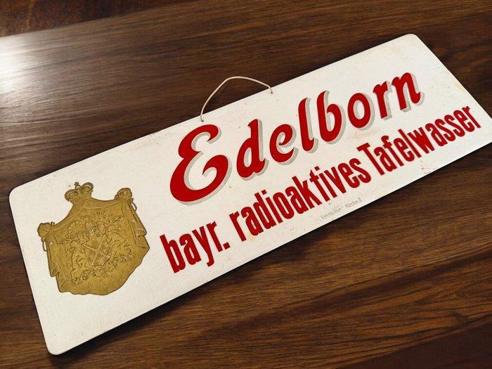 1910s advertisement - Radioaktive Tafelwässer (radioactive, Antiek en Kunst, Antiek | Wandborden en Tegels