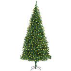 vidaXL Arbre de Noël artificiel pré-éclairé 300 cm vert, Diversen, Kerst, Verzenden