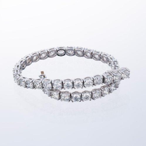 Zonder Minimumprijs - Armband - 14 karaat Witgoud - 8.55ct., Handtassen en Accessoires, Armbanden