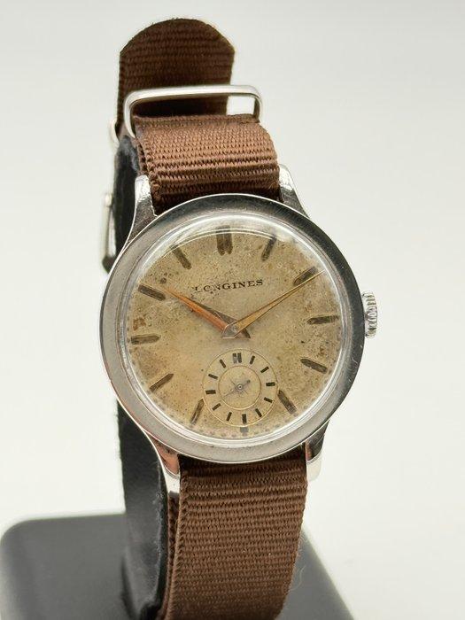 Longines - milirary fixed loops 11 12.68z - Zonder, Handtassen en Accessoires, Horloges | Antiek