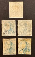 Belgique 1849 - Leopold I : Belle sélection dÉpaulettes 10c, Postzegels en Munten, Postzegels | Europa | België, Gestempeld