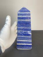 Lapis lazuli met pyriet Obelisk - Hoogte: 30 cm - Breedte: