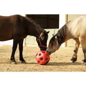 Hooibal hooiruif bal voederbal voor paard ezel rood - kerbl, Animaux & Accessoires, Box & Pâturages