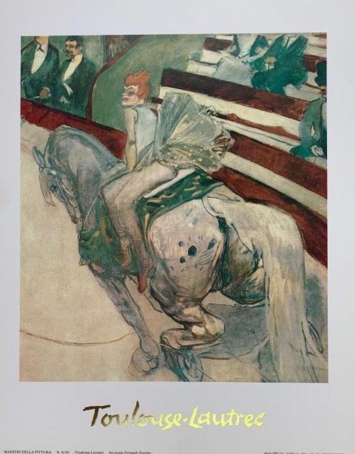 Henri De Toulouse-Lautrec (1864-1901) - Reiterin im Zirkus, Antiek en Kunst, Kunst | Designobjecten