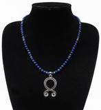 Lapis-lazuli - Collier - Viking - Croix des Trolls -
