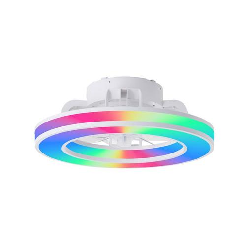 Ventilateur de plafond avec LED Brilliant Mondello - blanc -, Huis en Inrichting, Woonaccessoires | Overige, Verzenden