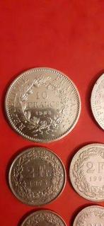 France, Suisse. lot de 15 pièces  3 pièces française, Timbres & Monnaies