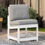 vidaXL Tuinstoel 50,5x55x77 cm massief grenenhout wit, Tuin en Terras, Tuinsets en Loungesets, Verzenden, Nieuw