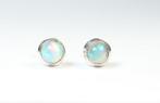 Opale éthiopien / Opale Welo 2 boucles doreilles clous /, Verzamelen