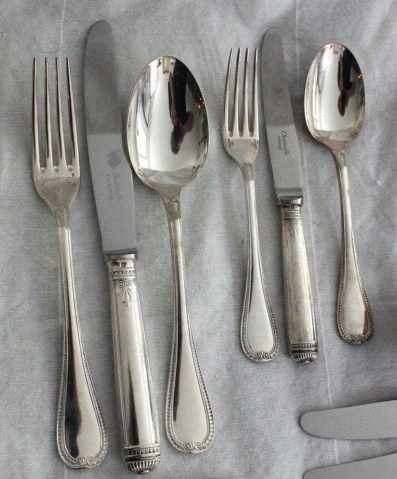Christofle - Bestekset voor 12 personen (81) - Malmaison -, Antiek en Kunst, Antiek | Meubels | Tafels
