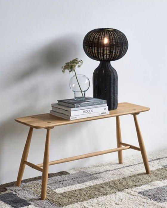 Villa Collection - Tafellamp (2) - Werna Tafellamp - Bamboe, Antiquités & Art, Antiquités | Éclairage