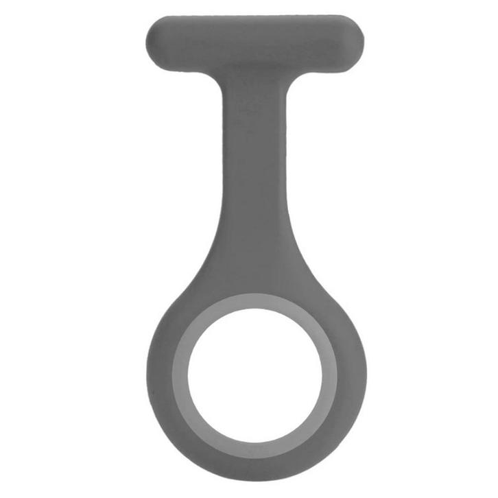 Fako - Verpleegstershorloge - Siliconen Hoesje - Grijs, Handtassen en Accessoires, Horloges | Dames, Verzenden