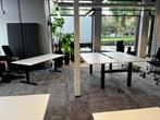 Refurbished Duo Werkplek, Elektrisch Verstelbaar, Ahrend, Huis en Inrichting, Bureaus, Verzenden, In hoogte verstelbaar, Zo goed als nieuw
