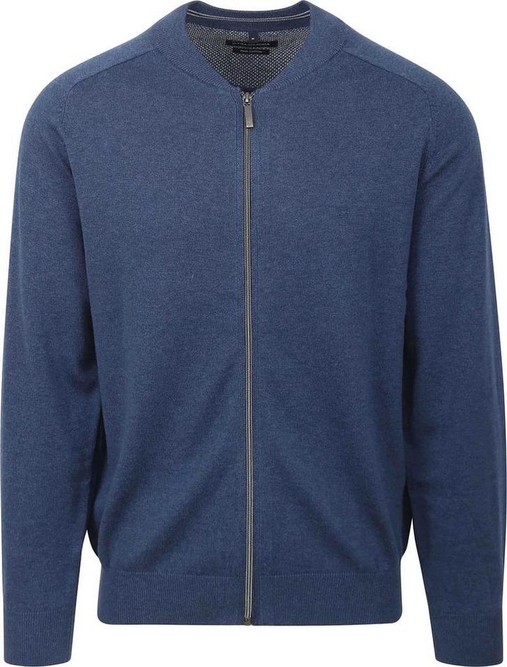 Casa Moda Vest Zip Blauw maat Maat 52/54 (L) Heren, Kleding | Heren, Truien en Vesten, Blauw, Nieuw, Maat 52/54 (L), Verzenden