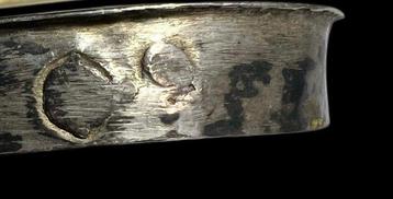 Reliekhouder - Glas, Textiel, Zilver - 1800-1850 - Uit