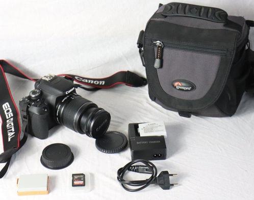Canon EOS 600D incl. EF-S 18-55mm IS II, tas en overige, Audio, Tv en Foto, Fotocamera's Digitaal