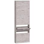 Schoenenkast Betongrijs | Retour Deal | -40%, Huis en Inrichting, Kasten | Schoenenkasten, Verzenden, Nieuw, Modern