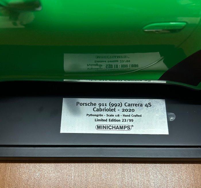 Minichamps 1:8 - Modelauto - Porsche 911 (992) Carrera 4S, Hobby & Loisirs créatifs, Voitures miniatures | 1:5 à 1:12