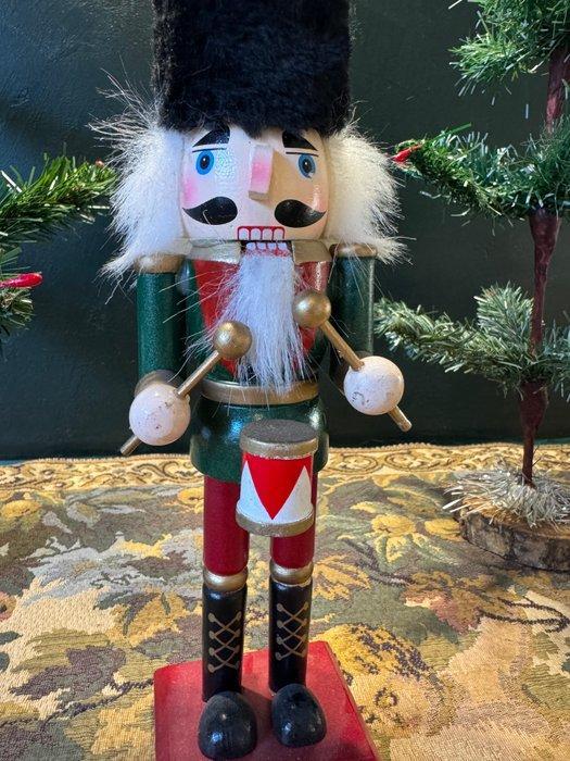 Beeld, Notenkraker - 26 cm - Hout, Bont, Paint, Antiek en Kunst, Curiosa en Brocante