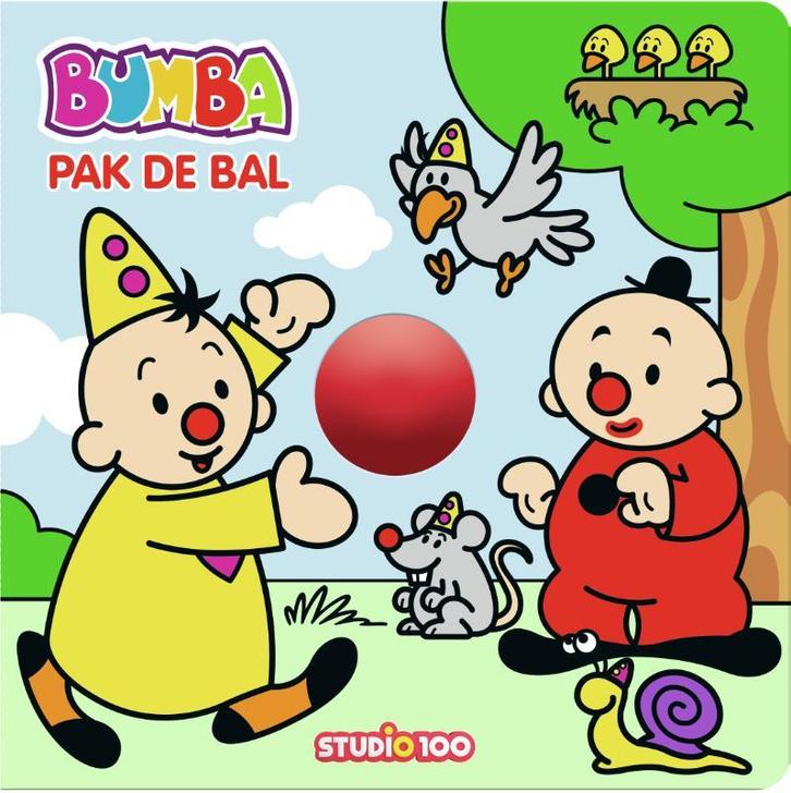 Bumba : kartonboek met rollende bal - Pak de bal !, Boeken, Kinderboeken | Kleuters, Gelezen, Verzenden