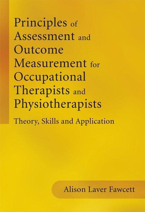 Principles Of Assessment And Outcome Measurement For, Boeken, Taal | Engels, Zo goed als nieuw, Verzenden