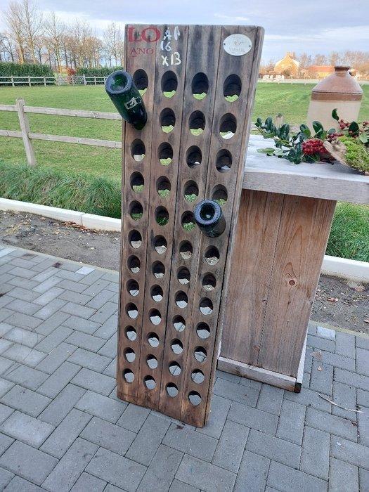 Wijnrek - Eik - champagne of wijnrek, Antiek en Kunst, Curiosa en Brocante