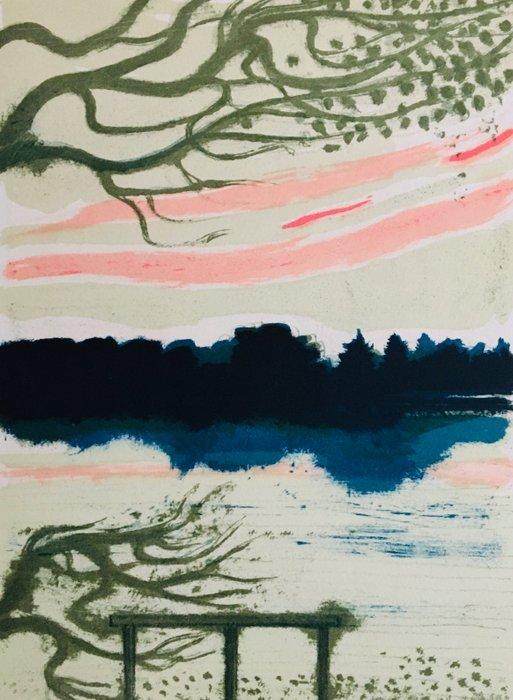 André Brasilier (1929) - Laurore - Lithographie originale, Antiek en Kunst, Antiek | Overige Antiek