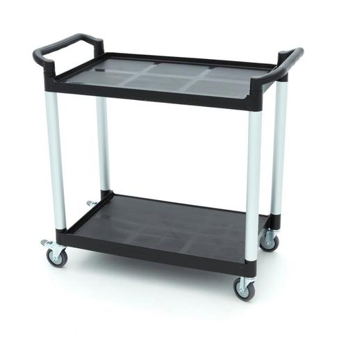 Chariot de service - 2 étagères en plastique - 103 x 50,5 cm, Zakelijke goederen, Horeca | Keukenapparatuur, Verzenden