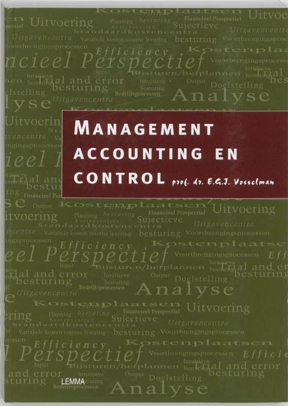 Management accounting en control 9789051899863, Boeken, Economie, Management en Marketing, Gelezen, Verzenden