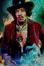 David Law - Crypto Jimi Hendrix III XXL, Antiquités & Art, Art | Peinture | Moderne