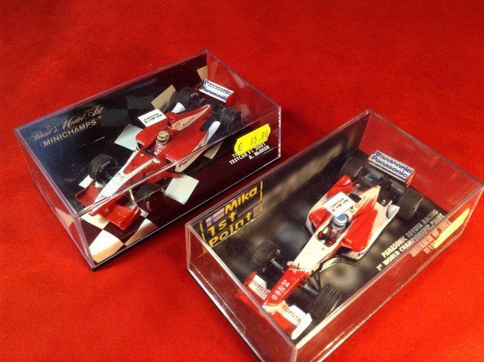 Minichamps 1:43 - Voiture de course miniature (2) - ref., Hobby en Vrije tijd, Modelauto's | 1:5 tot 1:12