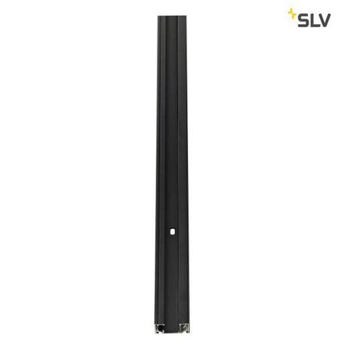 SLV 1-Fase spanningsrail 230 Volt opbouw zwart 3 meter, Huis en Inrichting, Lampen | Plafondlampen, Nieuw, Metaal, Verzenden