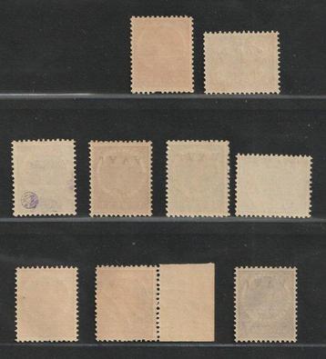 Indes orientales néerlandaises 1908 - Sélection Reine