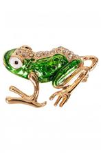 Broche Kikker 5X3.8Cm, Hobby en Vrije tijd, Verzenden, Nieuw