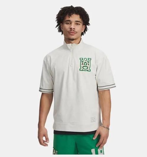 Under Armour Courtside Shirt-Brn - Maat SM, Kleding | Heren, T-shirts, Bruin, Nieuw, Maat 46 (S) of kleiner, Ophalen of Verzenden
