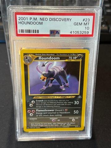 Pokémon - 1 Graded card - Houndoom 23/75 - PSA 10 - WOTC