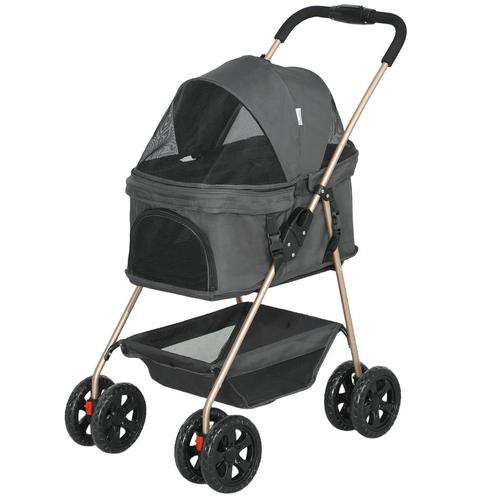 TRUUSK 3-in-1 Hondenwagen en Kattenbuggy - Opvouwbaar met Dr, Dieren en Toebehoren, Honden-accessoires, Verzenden