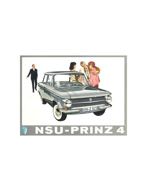 1961 NSU PRINZ 4 BROCHURE NEDERLANDS, Livres, Autos | Brochures & Magazines