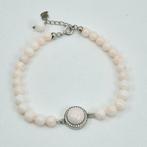 Koraal - Zilver - Armband - WITTE/ROZE KORAAL